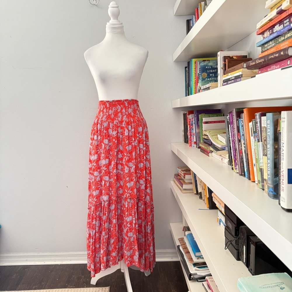 Free People Way of the Wind Printed Skirt Small - Picture 4 of 12